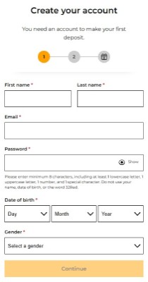 32Red Registration