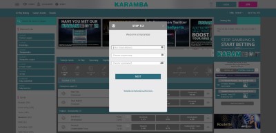 Register at Karamba and get your sport welcome offer